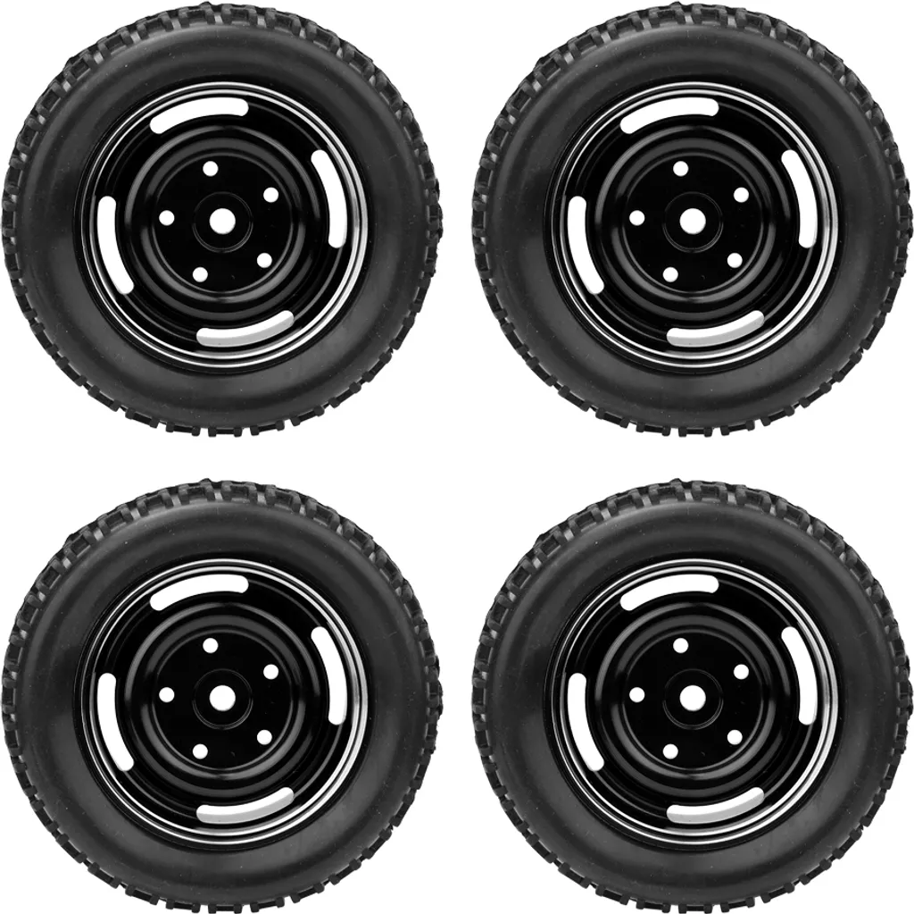 Jantes MN-024BL en alu ultra résistant pour MN D90 et FJ-45 Noir