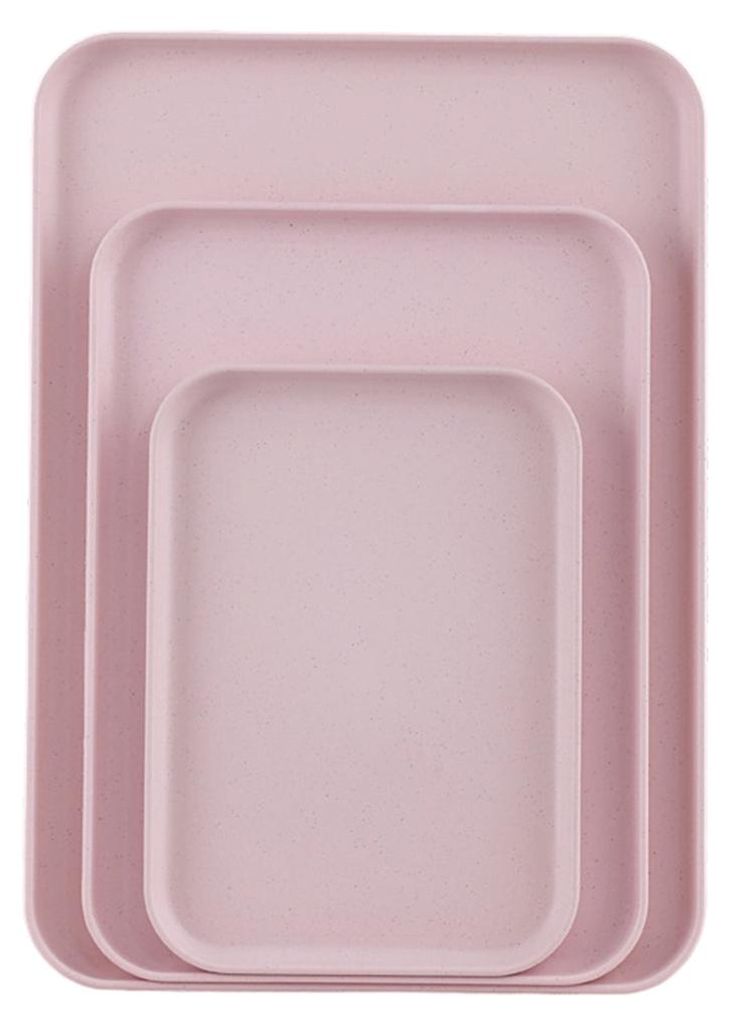 Backbleche 3 Stk, Nicht Haftend, Rosa, Für Kekse Und Kuchen, Backen Im Ofen