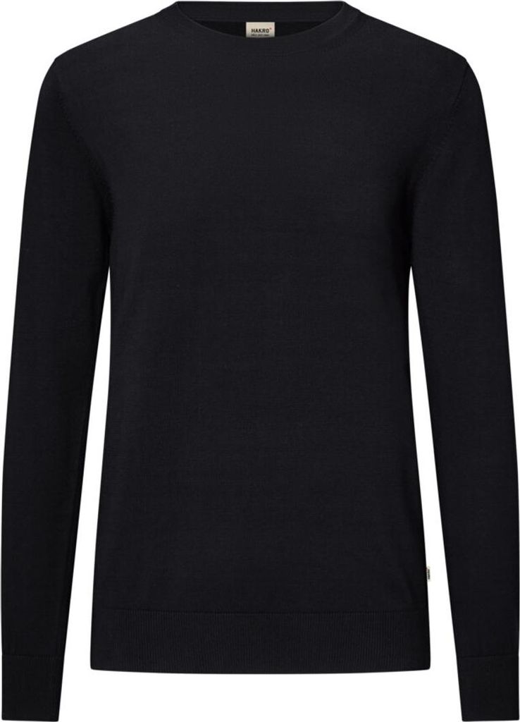 HAKRO Pullover Premium-Baumwolle #145 Gr. S schwarz