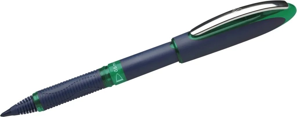 Penna Roller Schneider One Business Verde 0.6mm - Flusso Inchiostro 10pz