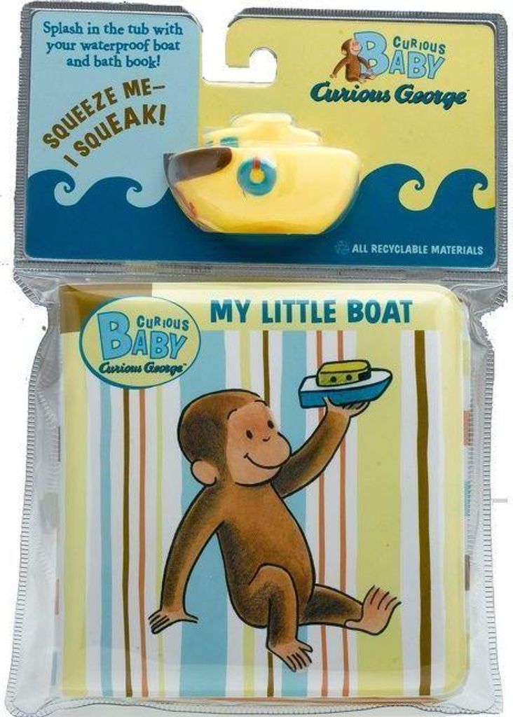 Curious Baby: My Little Bath Book & Toy Boat