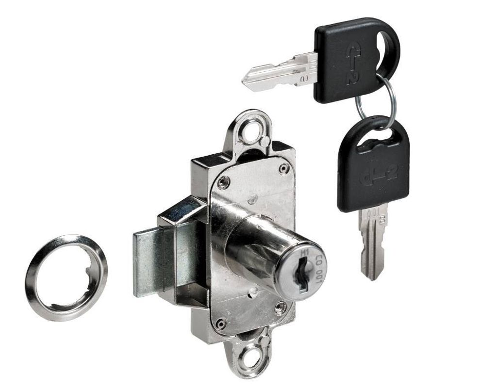 Hettich Zylinder-Aufschraubschloss, Zylinder Ø 18 mm, Türstärke 13-20 mm