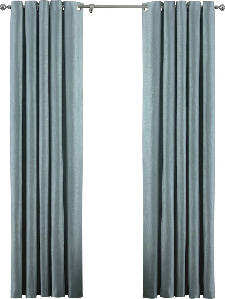 Rideaux de chambre Riva Home Atlantic Bleu Clair pour fenêtre 117x183