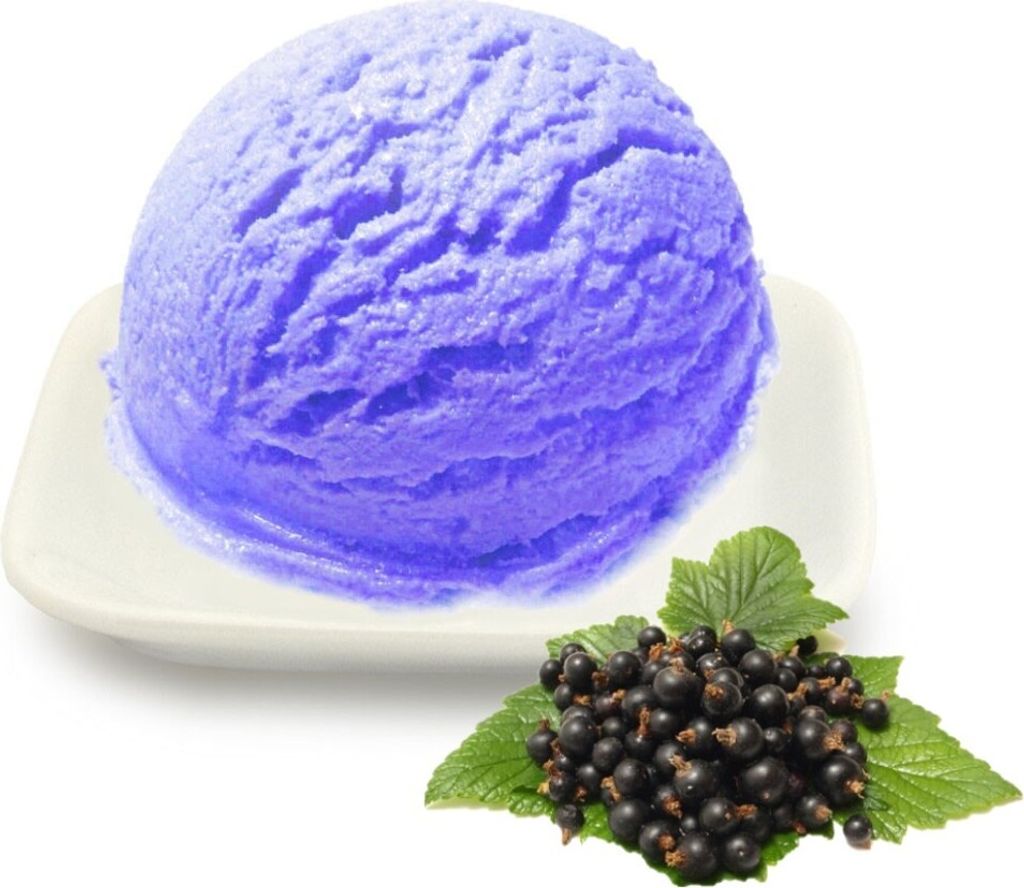 Schwarze Johannisbeere Low Carb Eis Pulver Vegan Zucker-, laktosefrei 1 kg