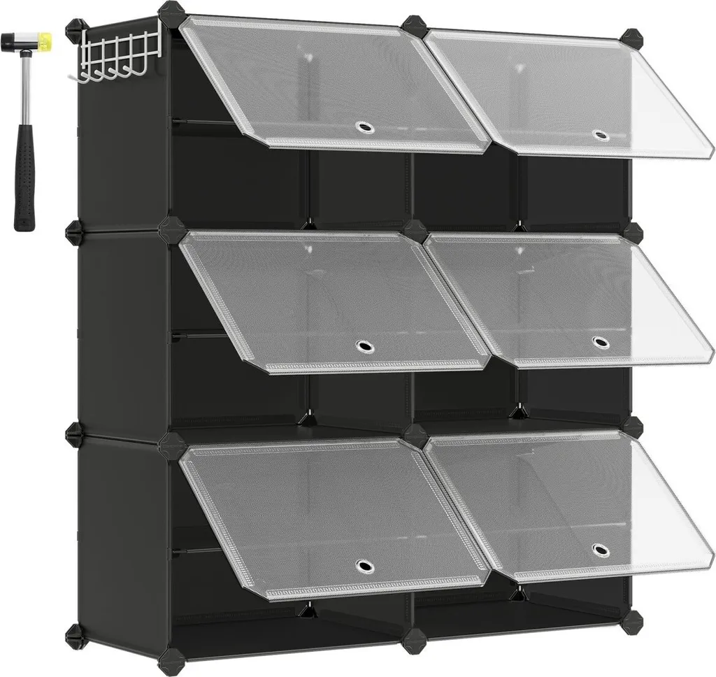Rangement à chaussures verrouillable : fini le désordre avec 6 modules
