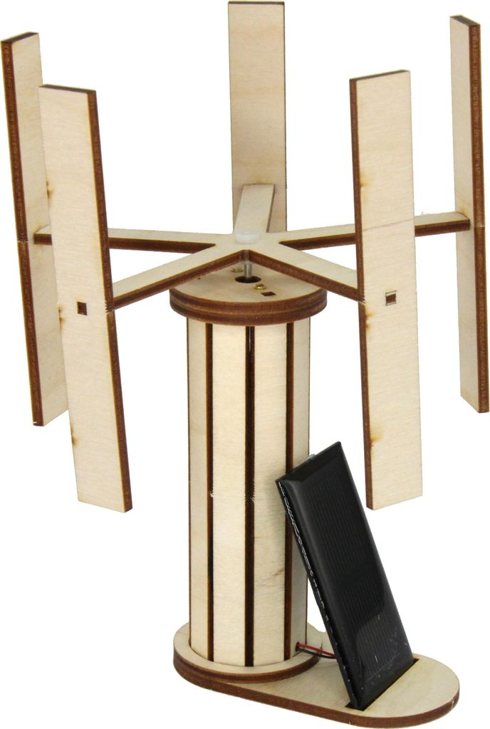 SOL-EXPERT Windgenerator-Solarbausatz Savonius