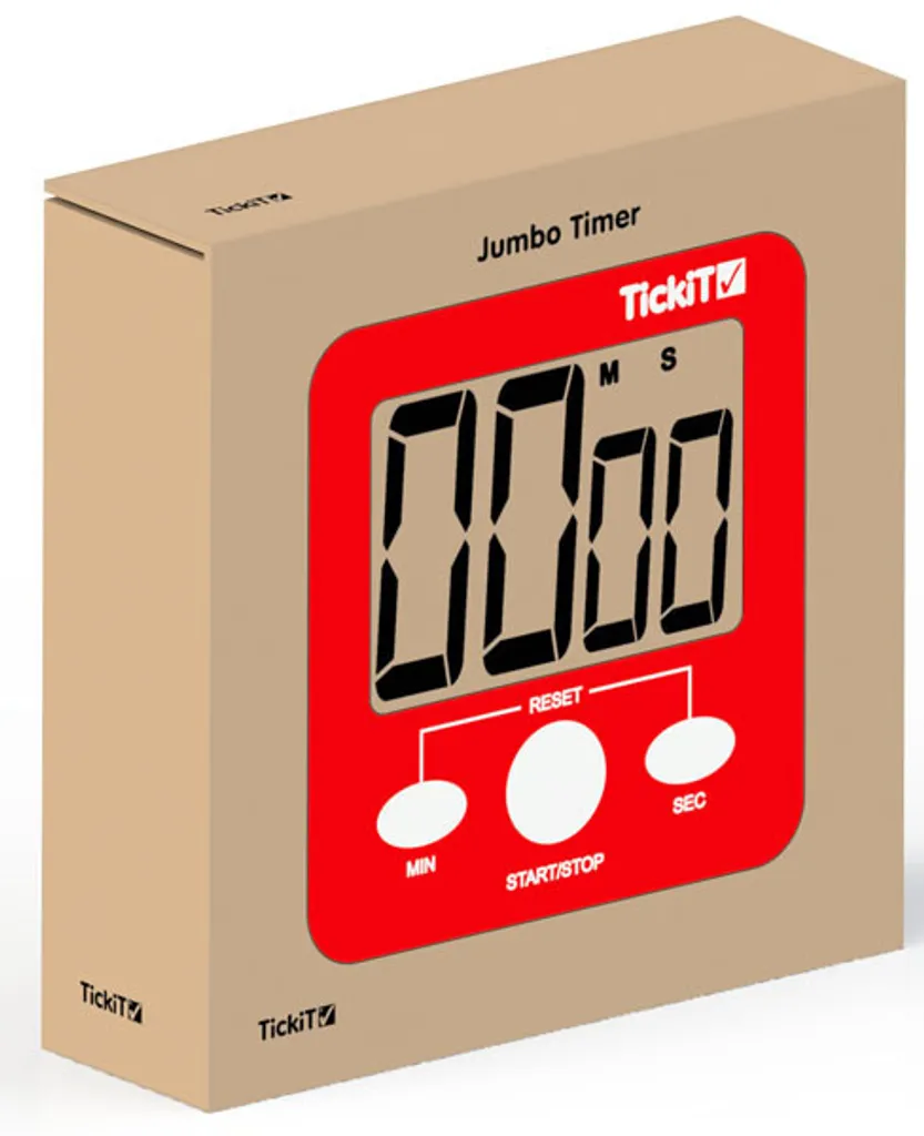 Timer TickiT con Cifre Grandi: Ideale per Bambini e Senior - 6
