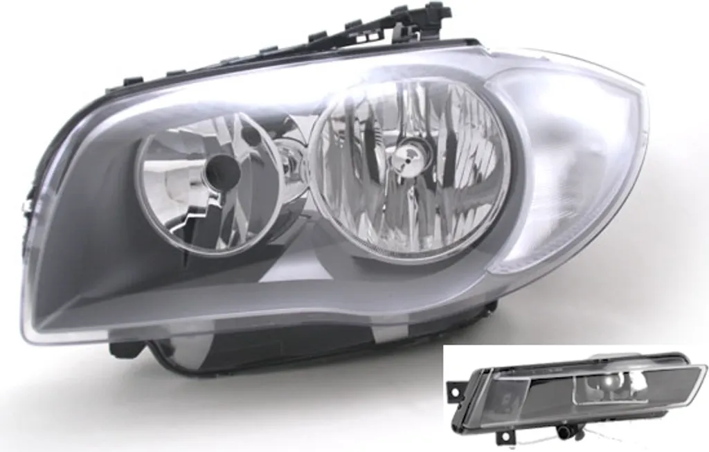 Restyling Fari Anteriori BMW Serie 1 Johns E87 E81 E82 E88 07-09 H7 H7