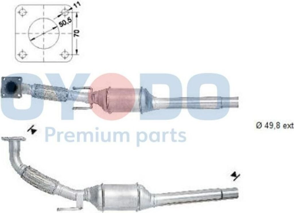 Oyodo Katalysator Kat für VW Golf IV Schrägheck (1J1) Euro 2 20N0048-OYO