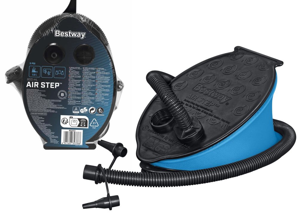 Voetpomp 23 cm x 15 cm Bestway 62023 Productafbeelding 
