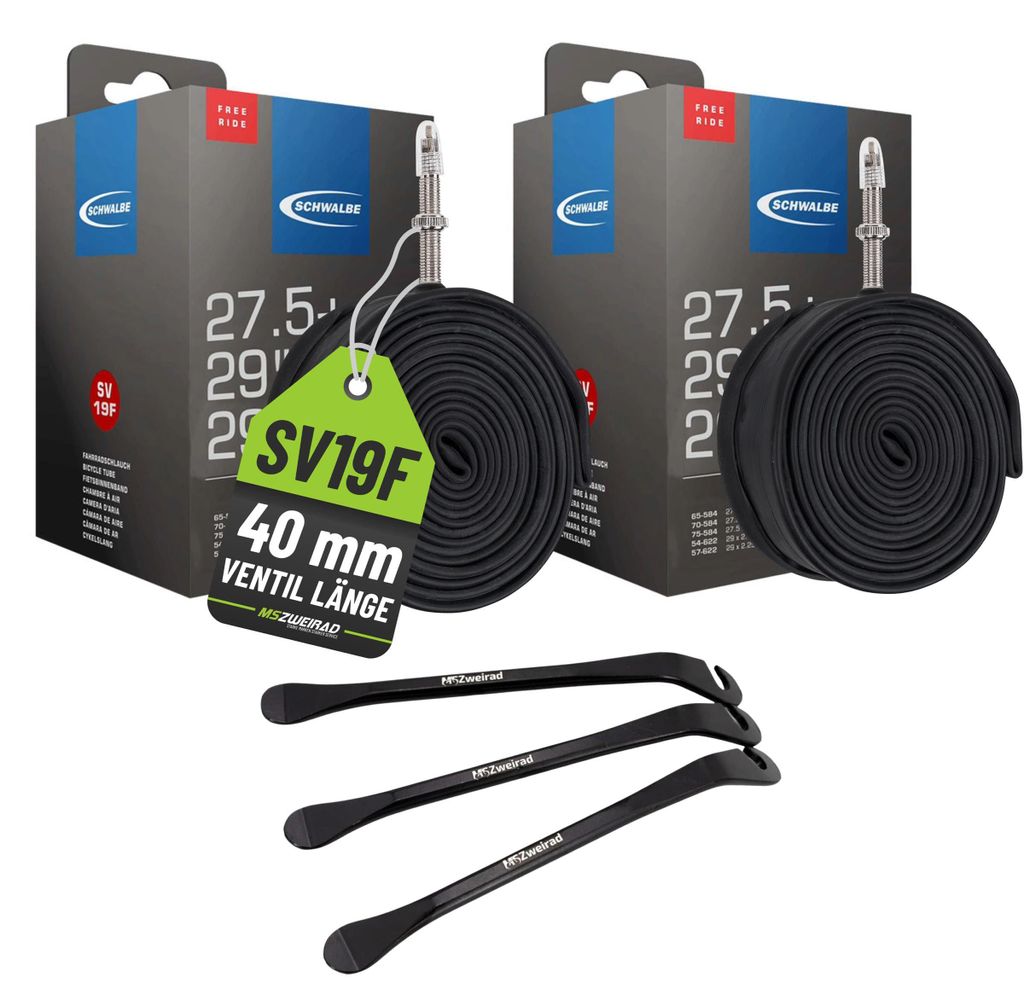 2x Schwalbe Schlauch SV 19F 40 mm  für 29" (54/75-622) Produktbild 