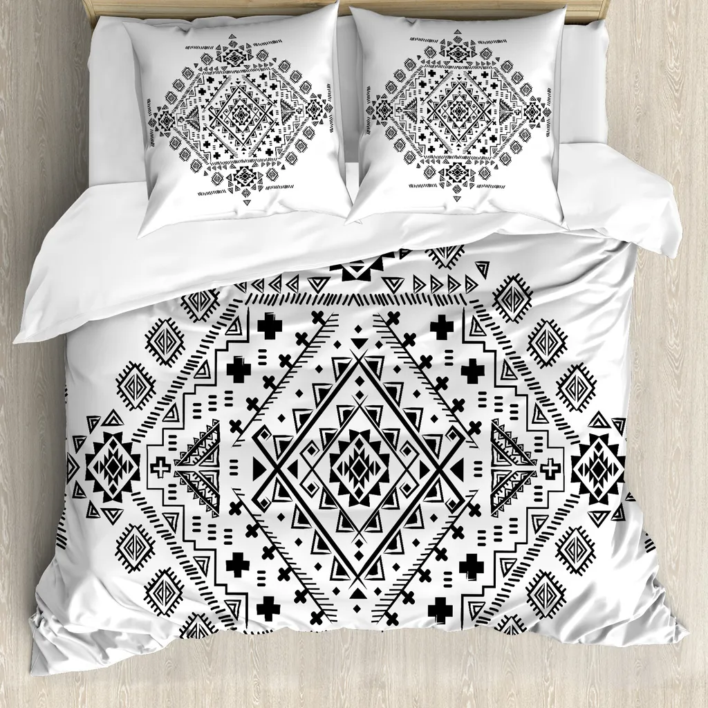 Offerta Copripiumino ABAKUHAUS Antiacaro 155x220 - Stile Maya Messicano