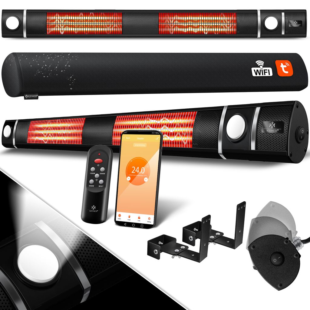 Riscaldatore a infrarossi KESSER® 3000 W IR-Gastro-Bar con Immagine del prodotto 
