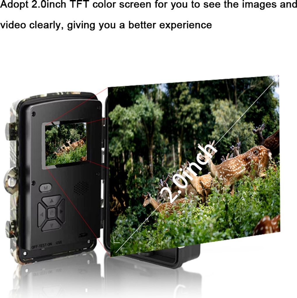 16MP 1080P infračervená lovecká kamera kamera pro divokou Obrázek produktu 7