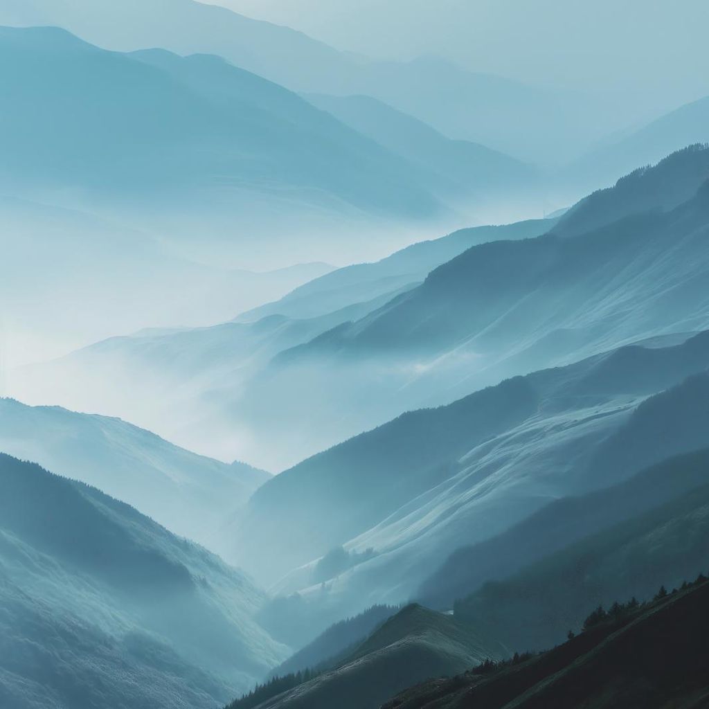 Plakat 70x70cm Zwischen den Wolken