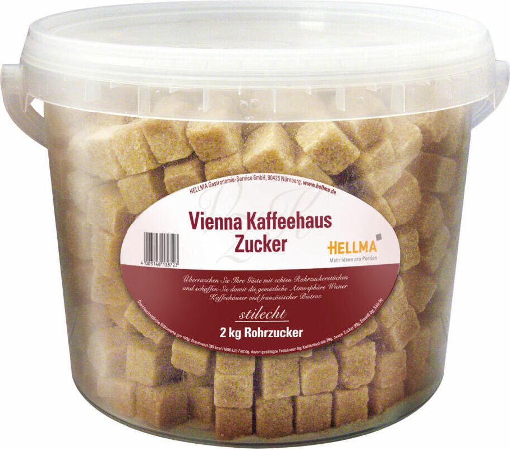 Hellma Kaffeehauszucker Vienna, Zucker, Portionszucker, Produktbild 