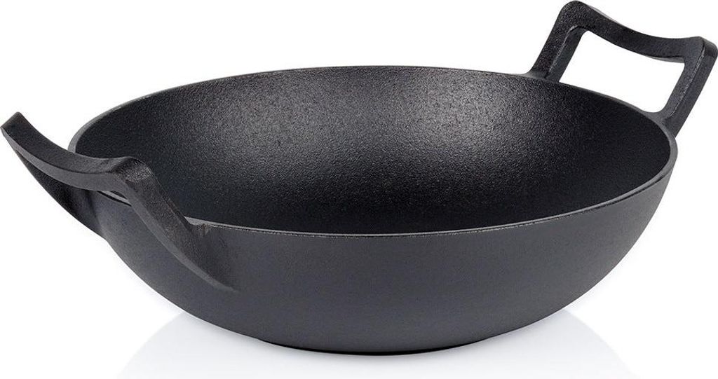 Poêle wok en fonte, 32 cm Image du produit 