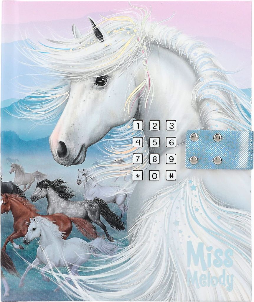 Depesche 12418 Miss Melody - Tagebuch mit Zahlen-Code und Produktbild 2