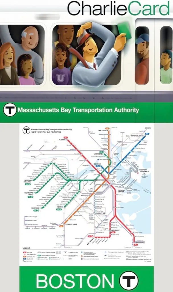 Puzzle Boston T Map Mini New York Puzzle Company - 100 pièces en carton