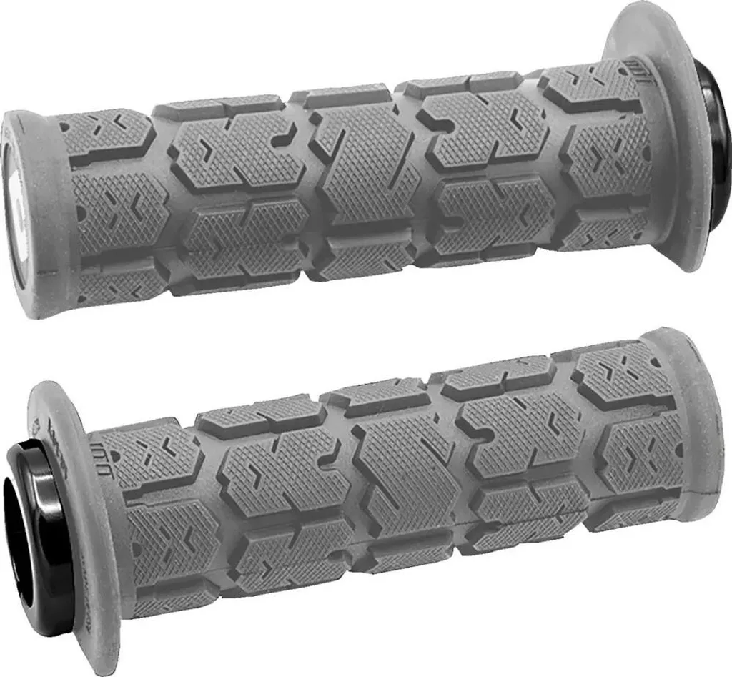 Poignées de Vélo Anti-Glisse Odi Rogue 2.1 Grises 125mm Système Fixe