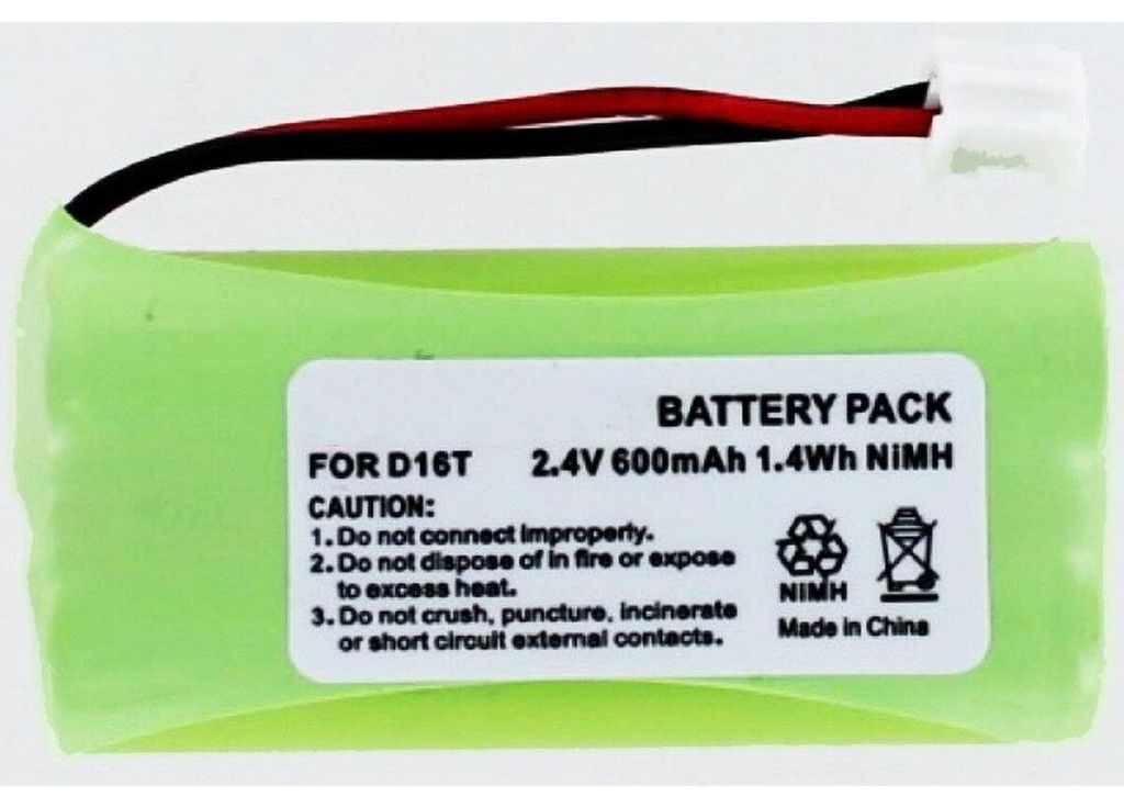 Akku für Vtech DS63224 NiMH 2,4 Volt 600 mAh grün