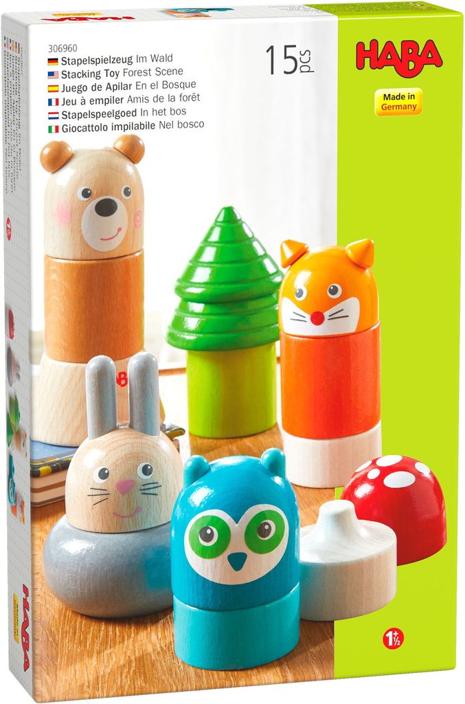 Jeu d'empilage Haba Dans la forêt à partir de 1,5 ans Image du produit 