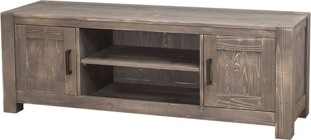Casa Padrino Landhausstil Sideboard Dunkelbraun 160 x 46 x H. 56 cm - Landhausstil Fernsehschrank
