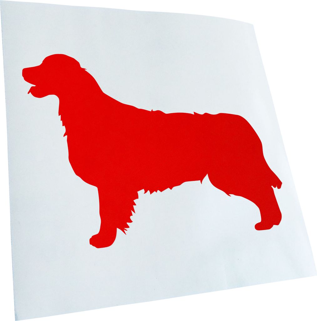 Kiwistar - Autoaufkleber - Golden Retriever Hunderasse Heckscheibenaufkleber - Aufkleber für Auto Kfz Fahrrad, LKW, Truck Mofa