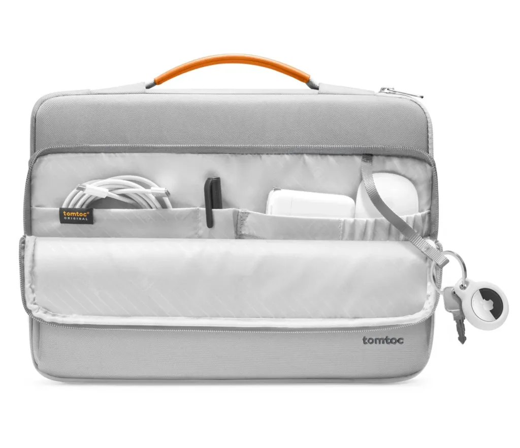 TomToc Defender-A14 Attaché-case Ordinateur 14 Pouces Gris Protection - 5