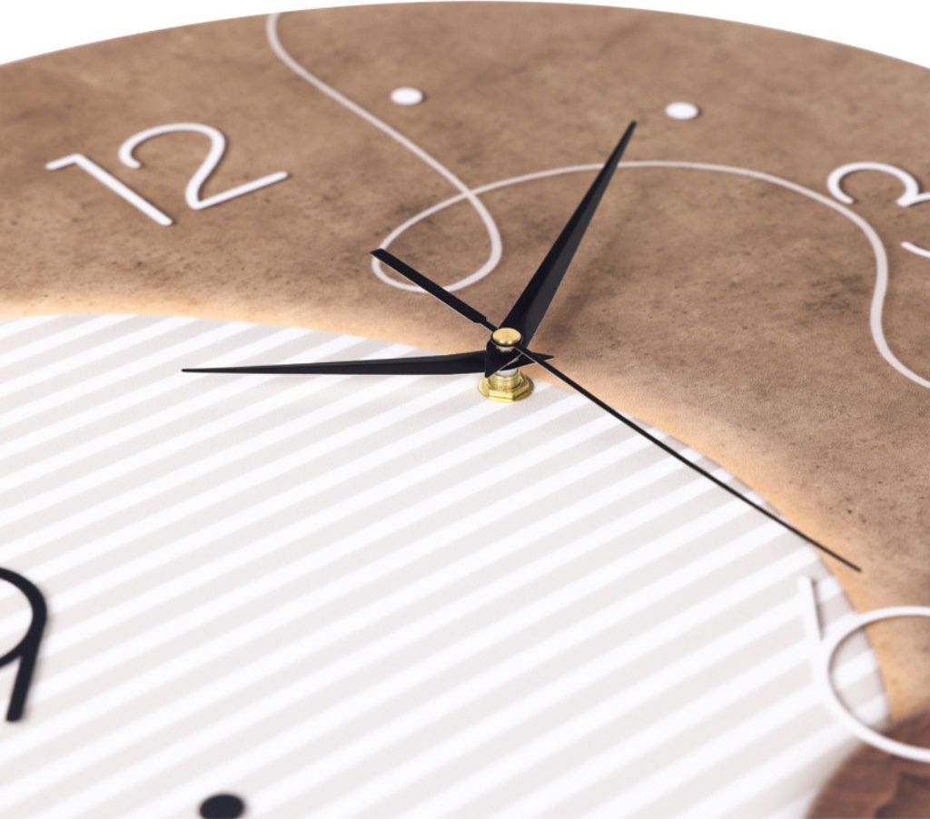 SensaHome Wanduhr Madrid – s Japandi-Design – organische Produktbild 4