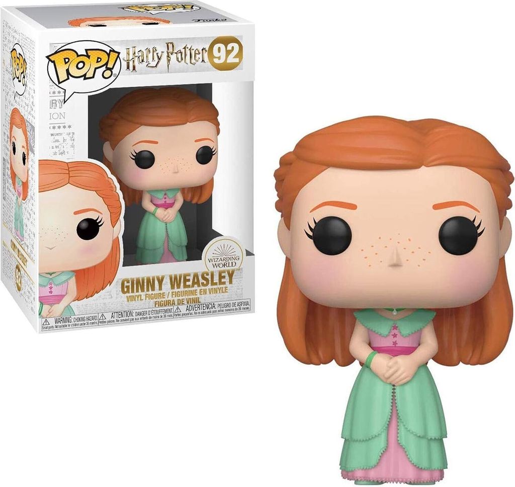 Funko POP! Vinyl: Harry Potter Figur Ginny (Yule) 9 cm Produktbild 4