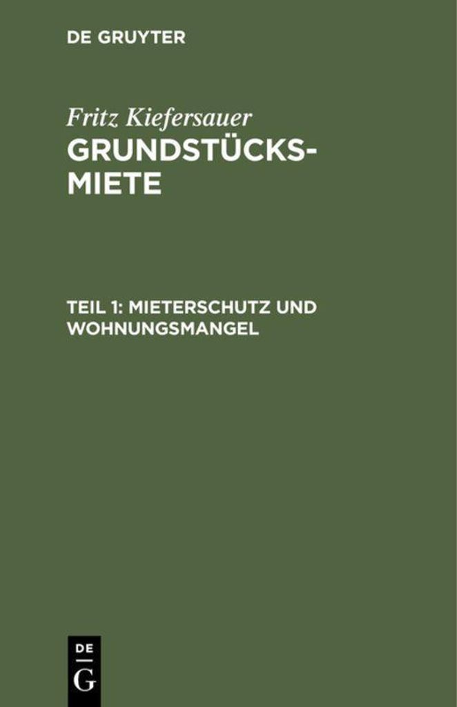 Mieterschutz und Wohnungsmangel