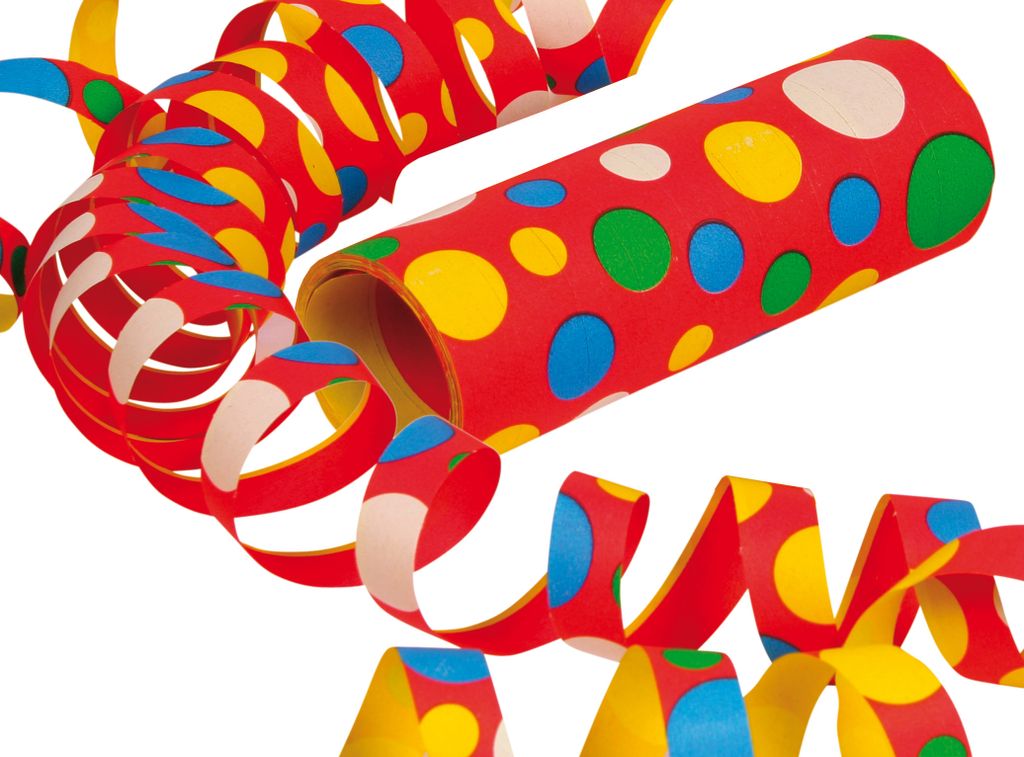 Streamers 3-pack motivi coriandoli Immagine del prodotto 