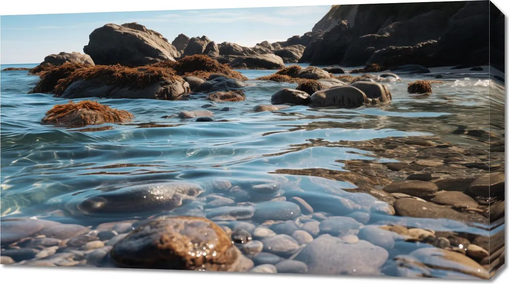 Quadro Paesaggio Mare 90x50 Armonia Costiera - Tela Emozioni Casa