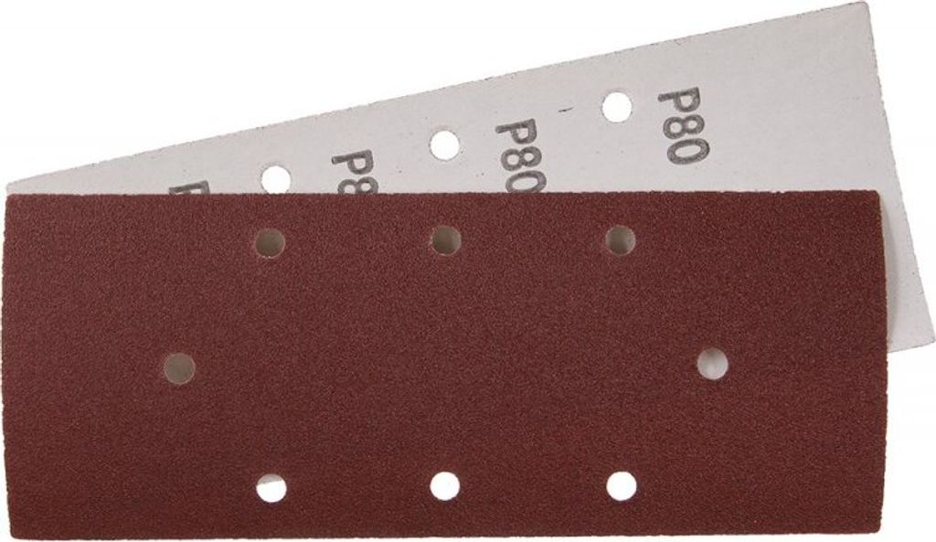 Papír brusný 93x230mm P80 8otvorů 5ks 21742 Obrázek produktu 