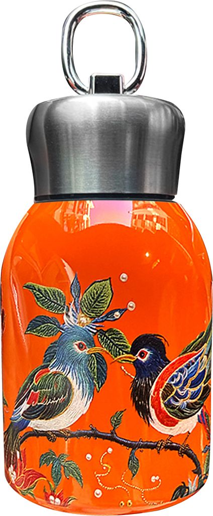 Tragbare Thermoflasche, Wasserflasche, Mini-Thermobecher, 300 ml, isolierter Becher für heiße und kalte Getränke, auslaufsicherer Reisekaffeebec...