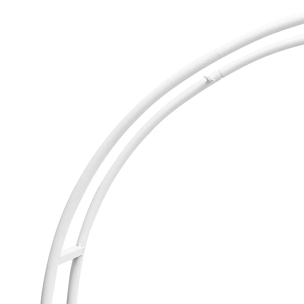 Structure Arche de Ballon en Forme de Cœur - Support Métal DIY Blanc - 5