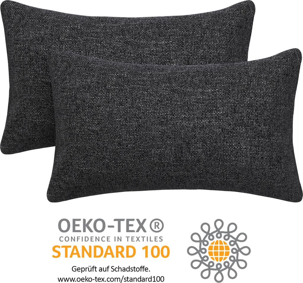 Selfitex 2er Set 30x50 cm, Sofakissen mit Füllung und Produktbild 3