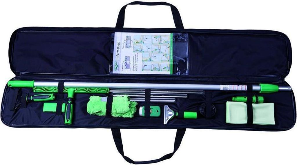 Unger ErgoTec Glasreinigungsset komplett incl. Nylon Tasche Produktbild 