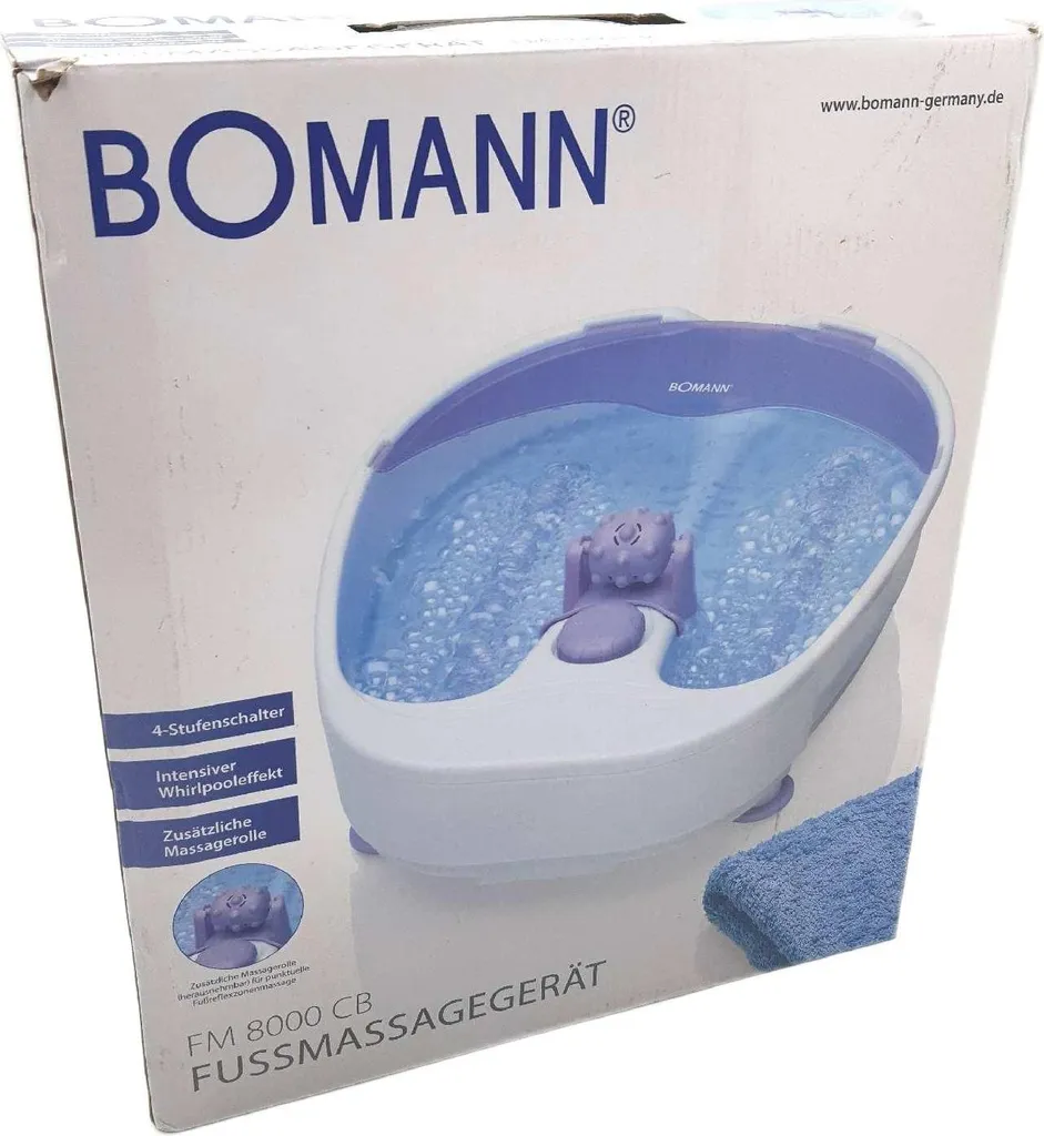 Thalasso pieds bouillonnant Bomann FM 8000 CB avec massage vibrant