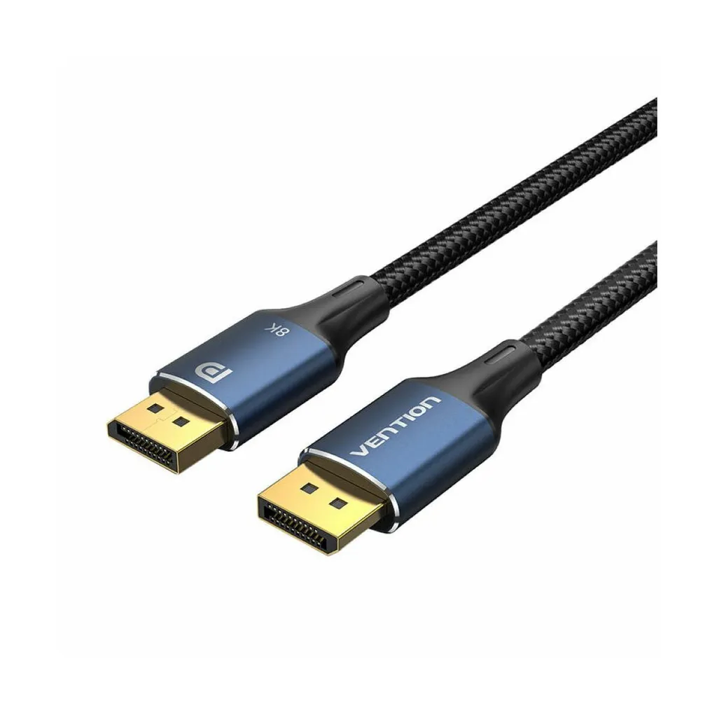 Câble DisplayPort 1.4 Vention HCELI 3m, Cordon Vidéo 8K Bleu pour PC - 3