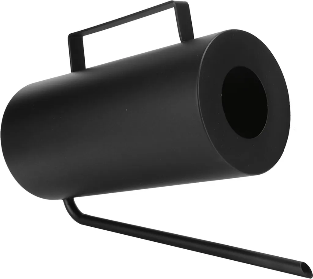 Arrosoir à fleurs en acier inoxydable 1.5L noir avec long bec fin