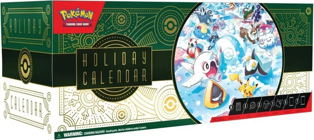 Pokémon TCG Calendrier de l'Avent 2024 - Coffret de Cartes à Collectionner