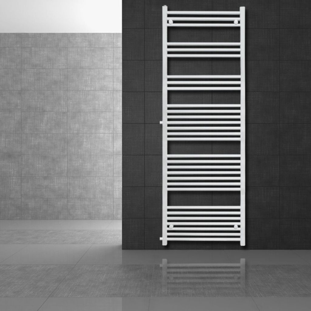 LuxeBath Badheizkörper Seitenanschluss 600x1800mm Weiß Produktbild 