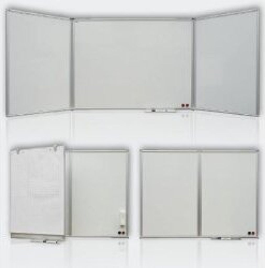 Magnetische Falttafel, dreiteilig, lackiert 150x100/300