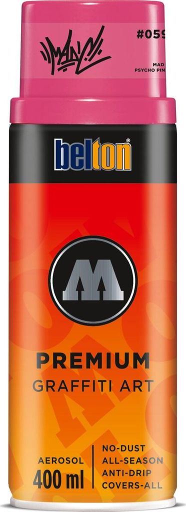 Spray PREMIUM 400ml #059 MAD C psycho pink Packung mit 6 Stück