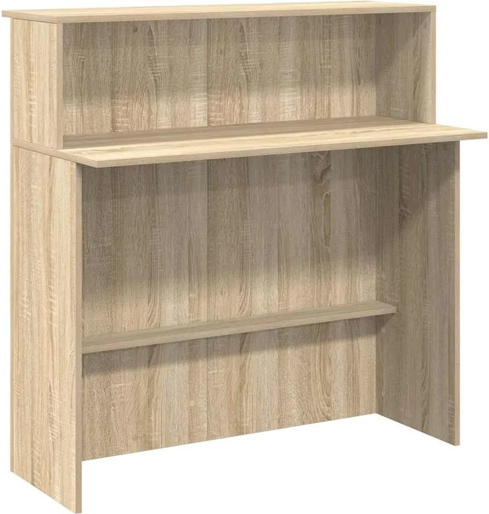 Mobile Reception Rovere Sonoma 100x50 cm vidaXL - Banco Cassa Professionale