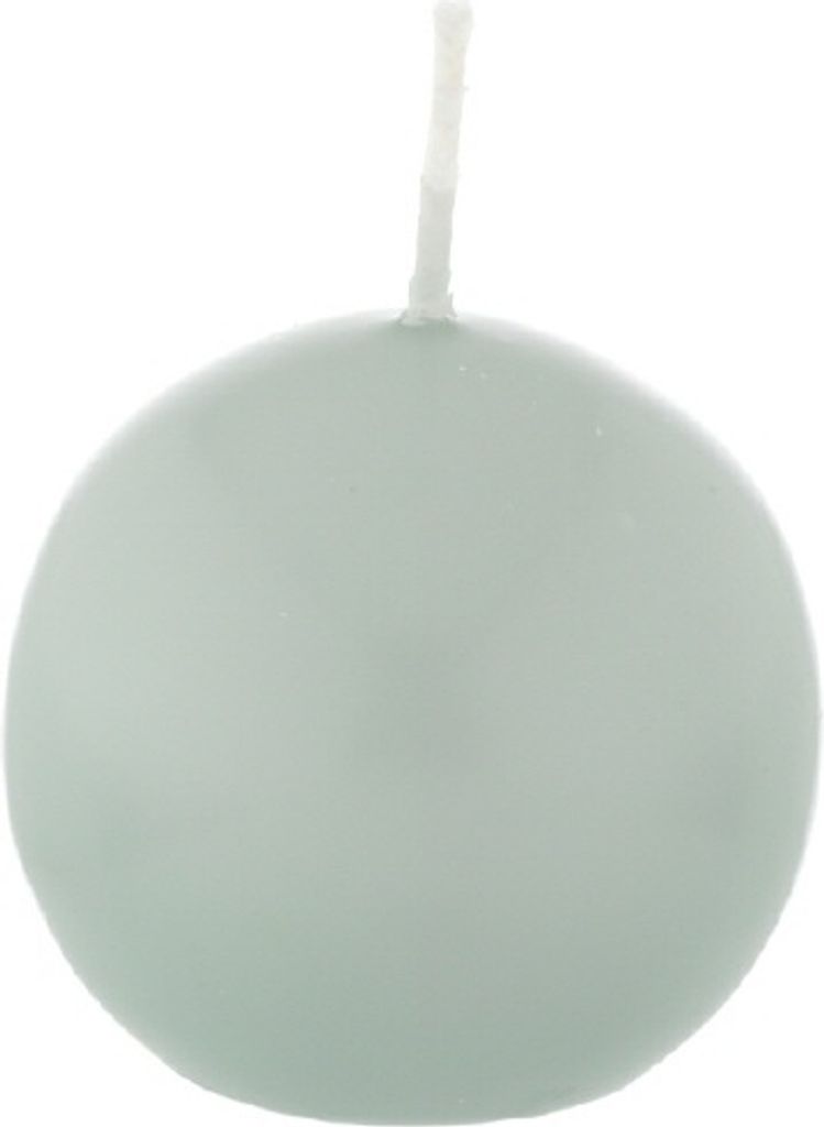 Kugelkerzen Seafoam Seegrün, Ø 60 mm, 16 Stück, dt. Kerzen in RAL Kerzenqualität, Kein rußen und tropfen