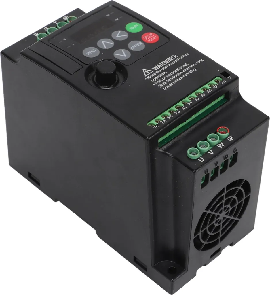 VFD 1.5kW triphasé 380V à haute performance pour machine rotative