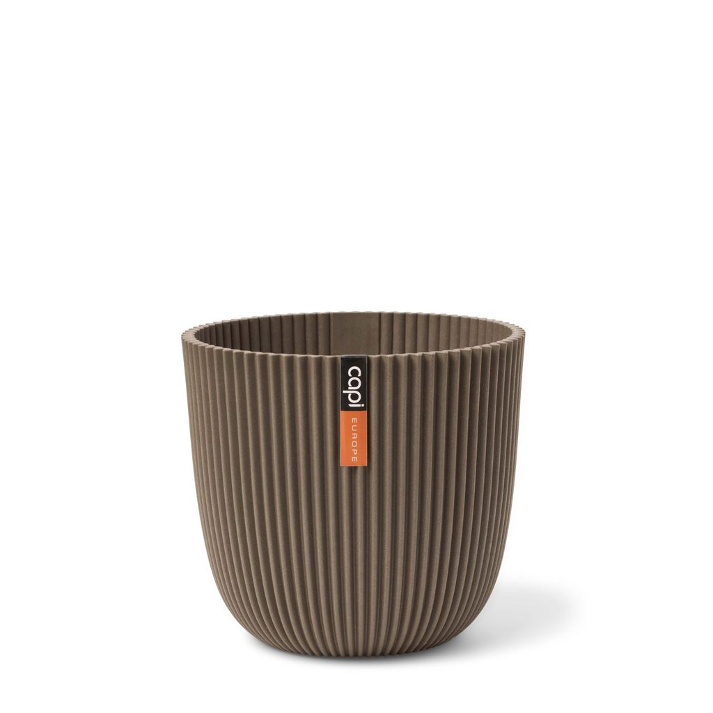 Capi Europe - Topf kugel Groove 'made with' - Warm taupe - Produktbild 